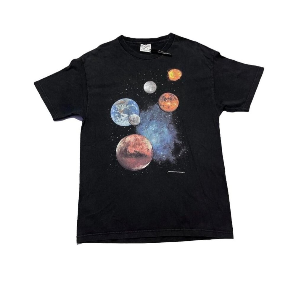 Vintage Planets & Space Aop T-Shirt